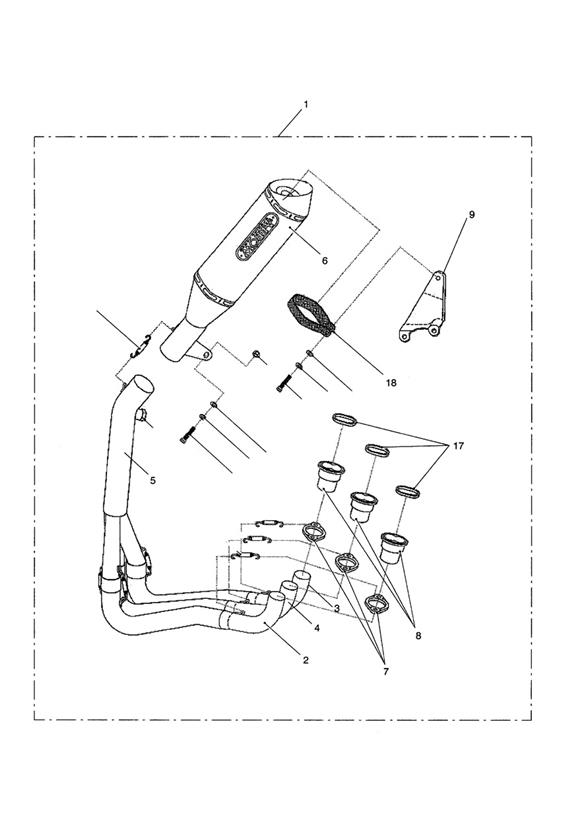 Exhaust Sys Assy, Arrow Race 3:1