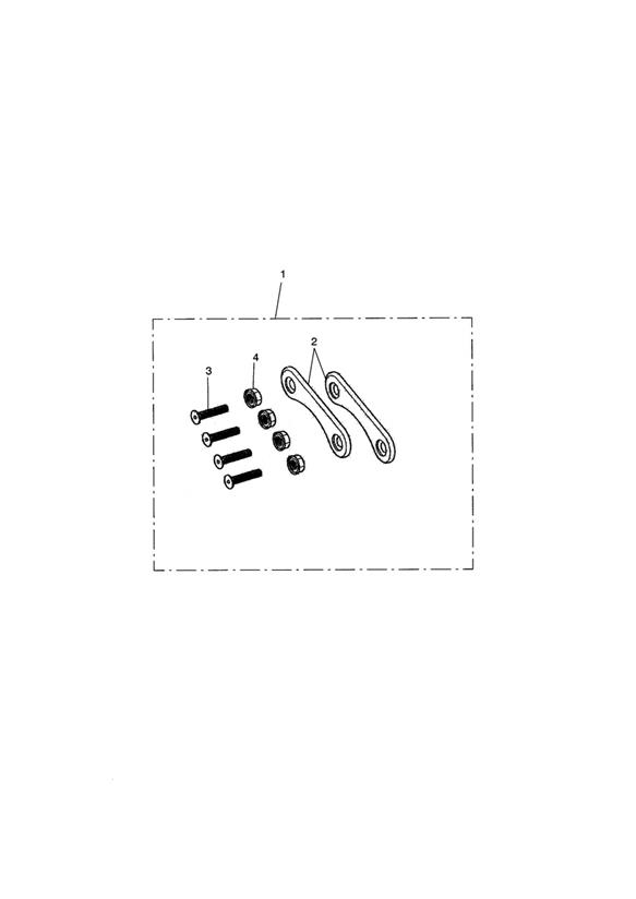 Finisher Kit, Rear Footrest Mount