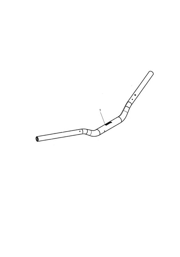 Handlebar, Tapered, Bronze