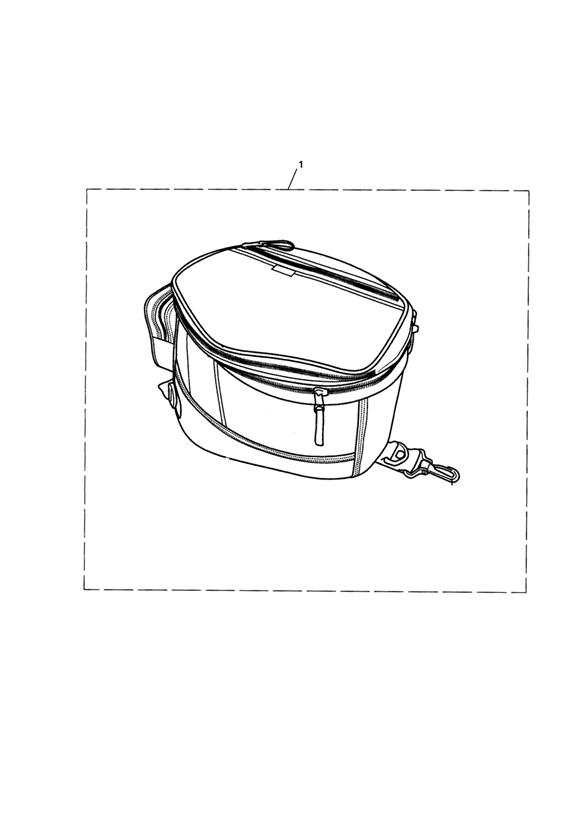 Magnetic Tank Bag Kit, 10-16L