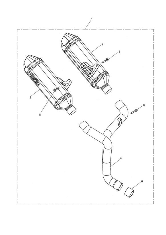 Silencer, Slip-On, Arrow - N/A to USCal
