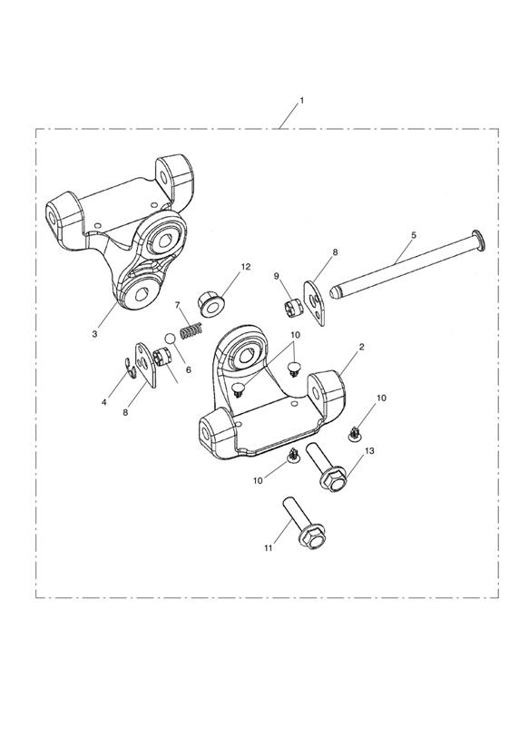 Pillion Footboard Mounting Kit