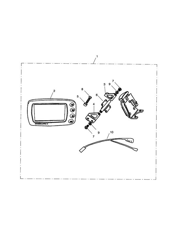 GPS Fitting Kit (To suit Garmin Streetpilot Motorcycle Mount)