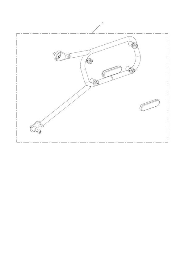 Mounting Kit, Rugged Pannier, LH