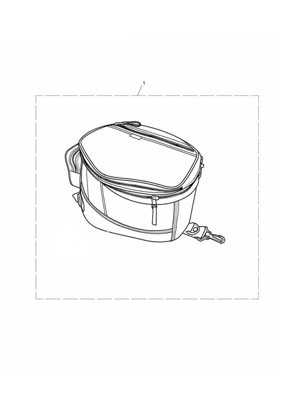 Magnetic Tank Bag, 20-30 L