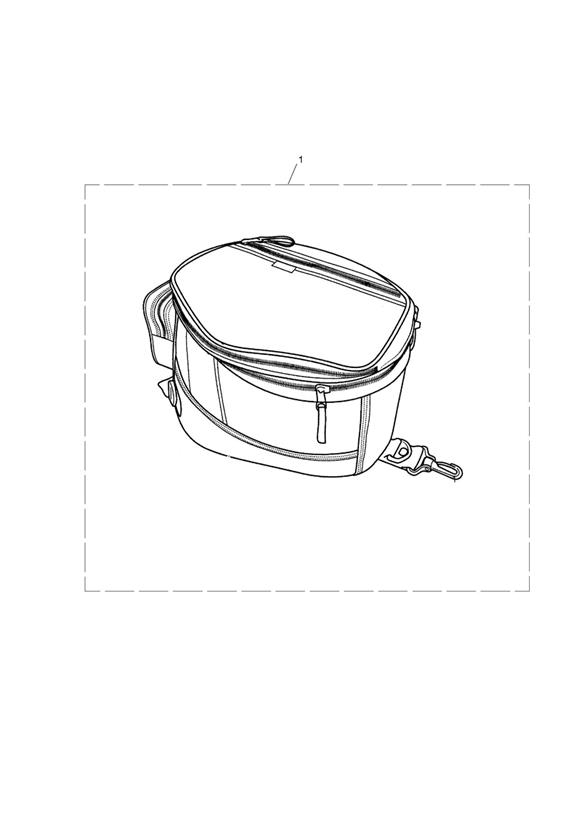 Magnetic Tank Bag, 20-30 Litre