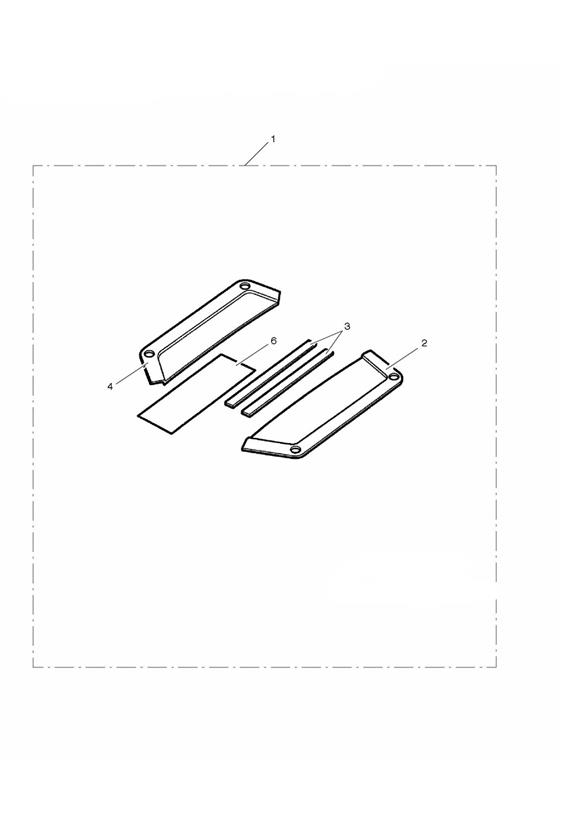 Rear Bodywork Finisher Kit, Coloured