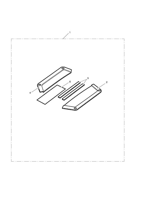 Rear Bodywork Finisher Kit, Coloured