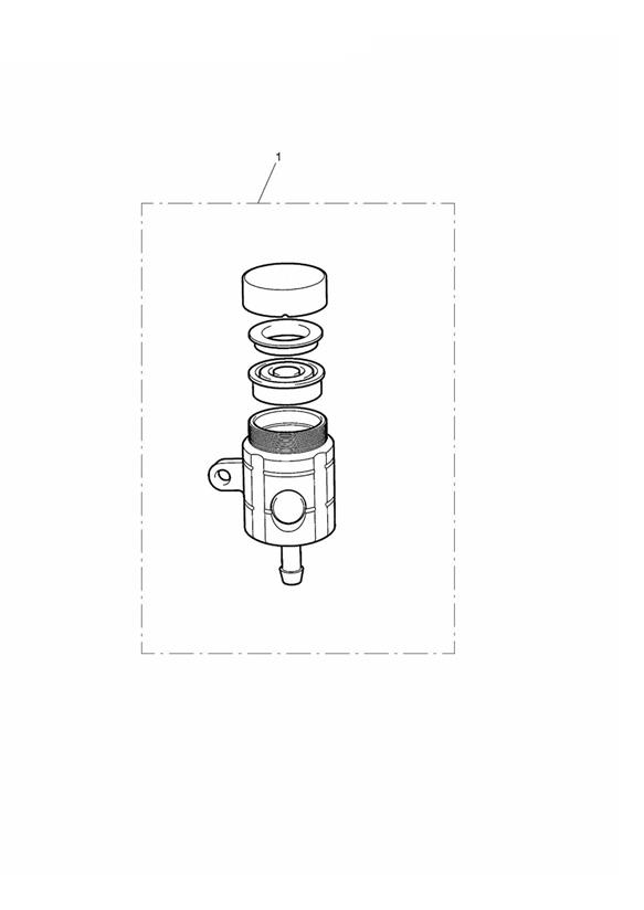 Reservoir, Rear Brake, Type 2