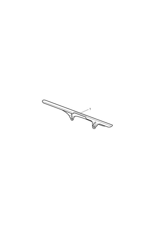 Upper Chain Guard, Carbon Fibre