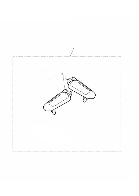 ’Chrome Line’ Rider Footpegs