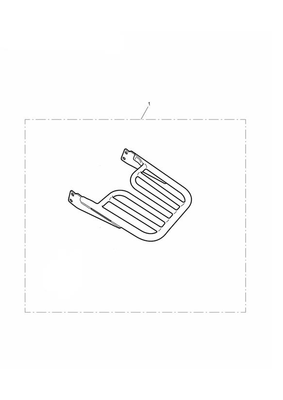 Chrome Luggage Rack