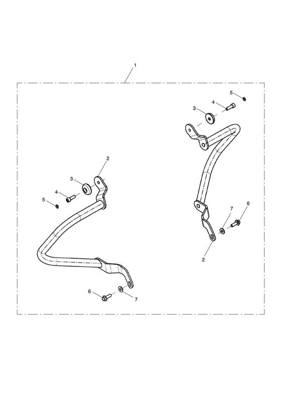 Dresser Bar Kit, Rear