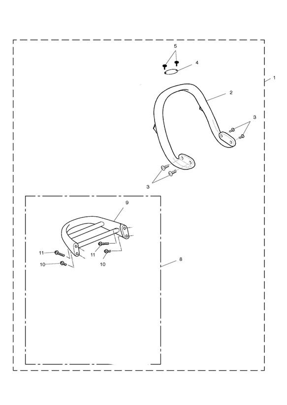 Grab Rail/Luggage Rack, Mk II