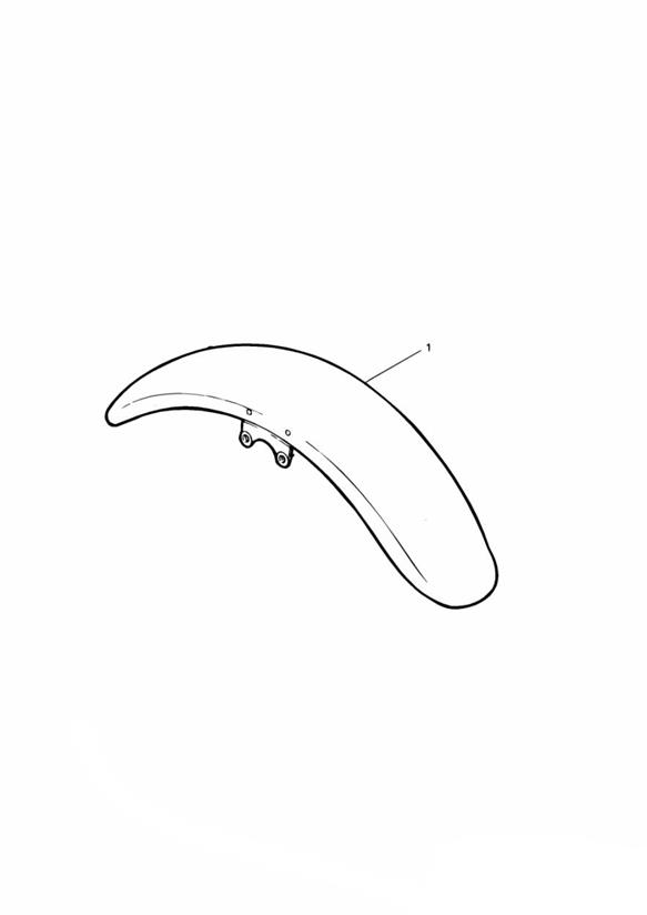 Two Tone Front Mudguard
