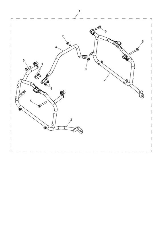 Pannier Mounting Frame, Trekker Kit
