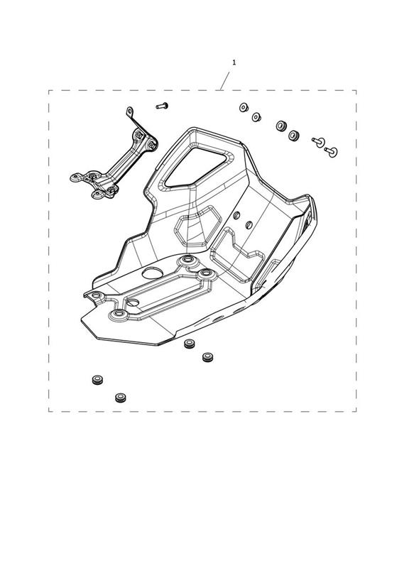 Sump Guard Kit, Aluminium,