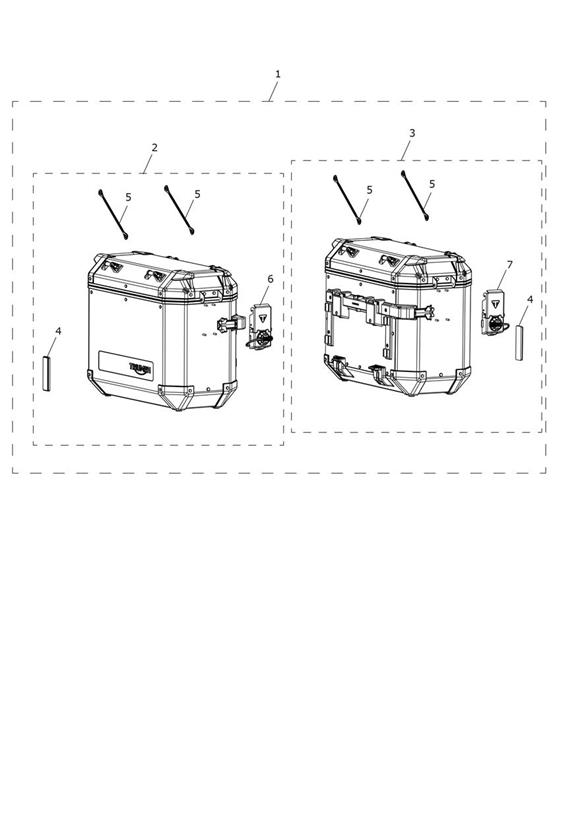 Pannier, Aluminium, Kit, Silver, KL