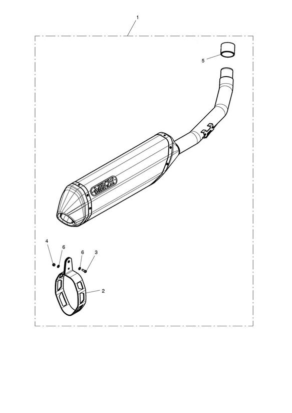 Silencer, Slip-On Assy, Arrow