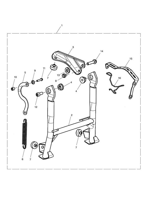 Centrestand Kit, Evap > 519108