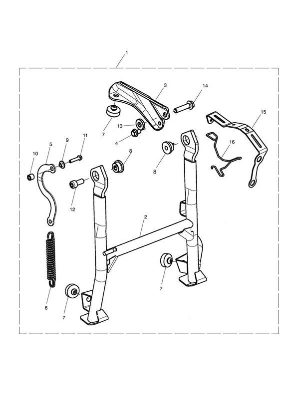 Centrestand Kit, Evap > 519108