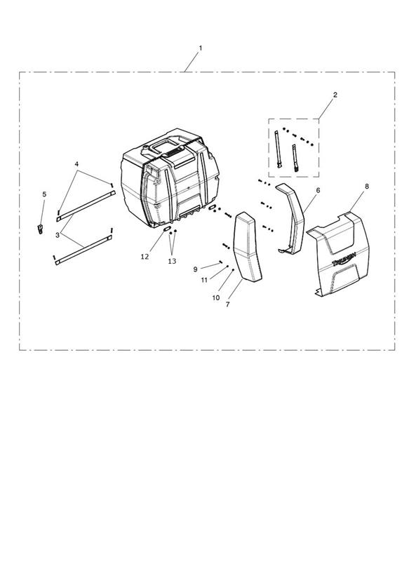 Top Box Assy Unpowered