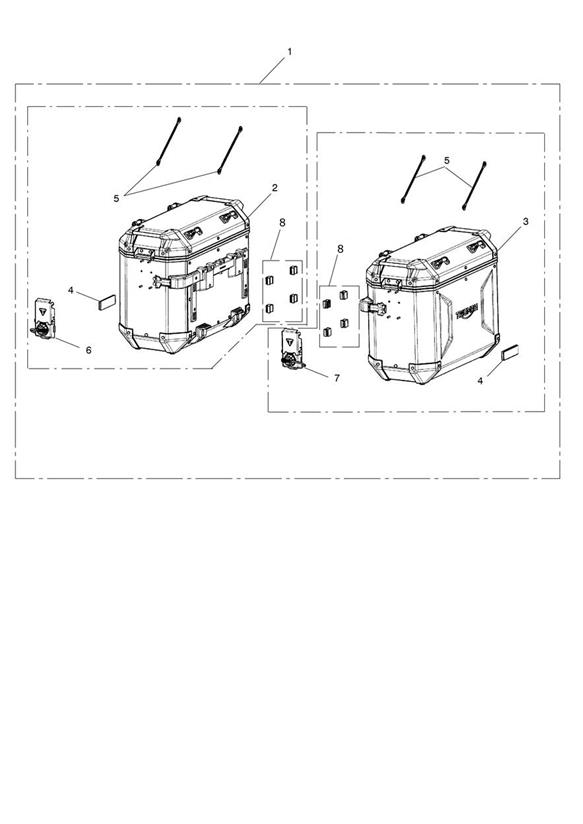 Pannier, Aluminium, Kit, Silver