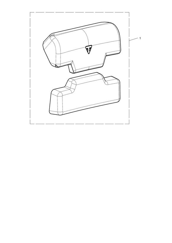 Top Box, Back Rest Kit, Exp
