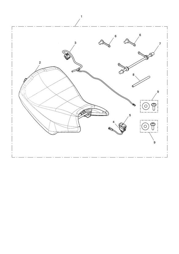 Rider Seat, Heated Kit
