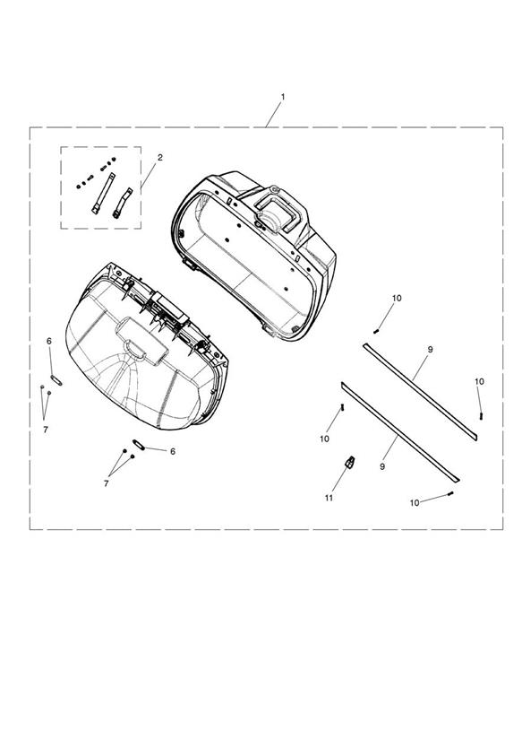 Top Box Assembly, Coverless