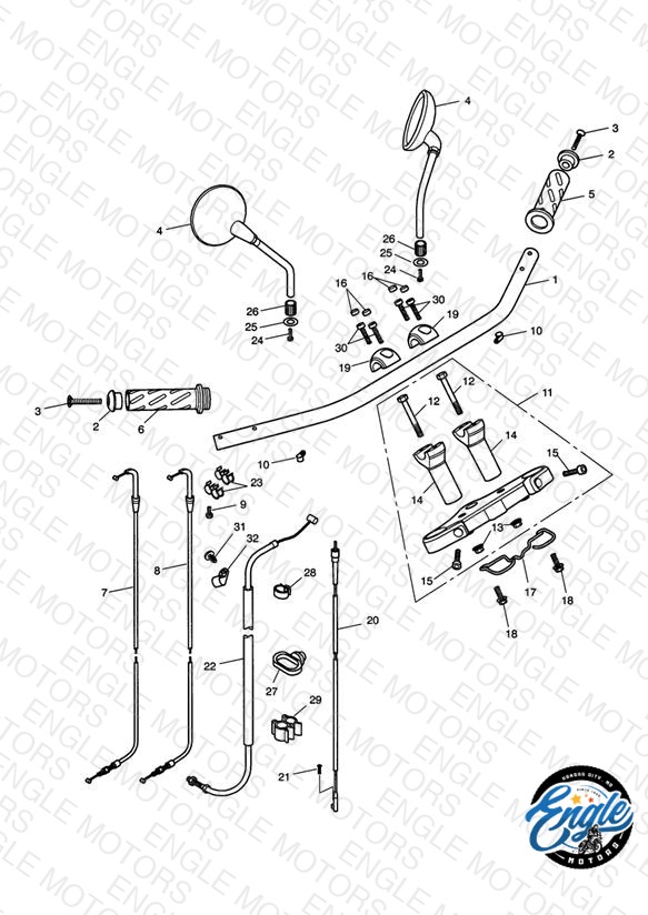 Screw. Phil CSK. M5 x 20, Slv (T3331017) | Engle Motors