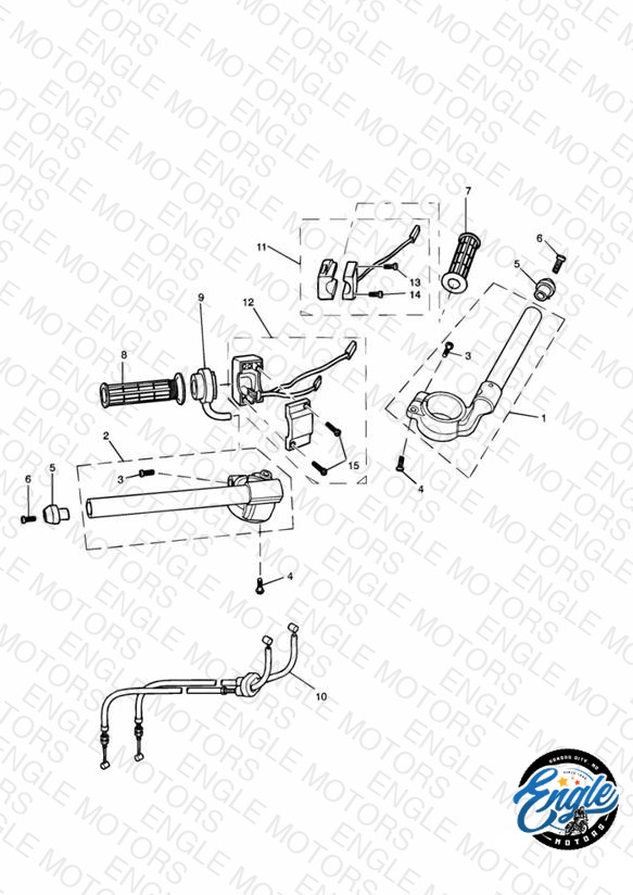 Throttle Actuator, Twin Cable (T2040252) | Engle Motors