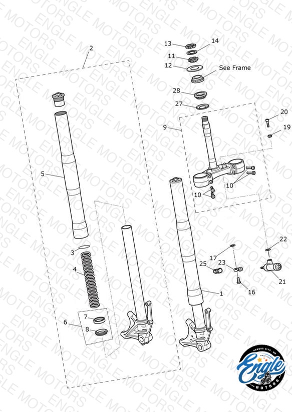 Seal Kit, Front Forks (T2041072) | Engle Motors