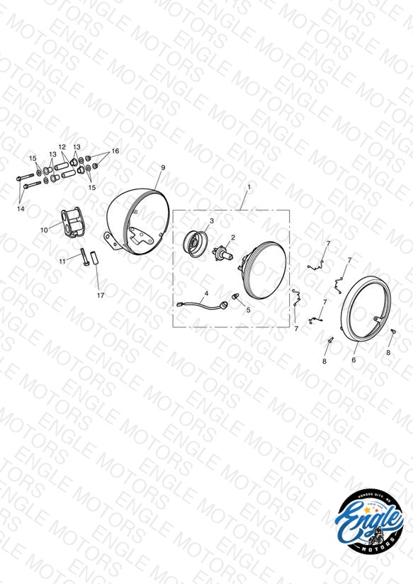 Bolt, RHHF, M6 x 68, Slv (T3200195) | Engle Motors