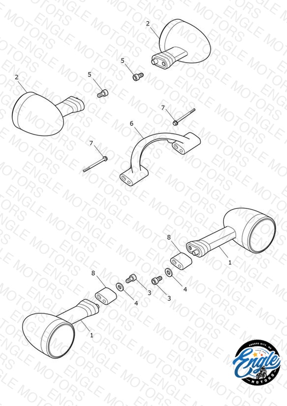 Bolt, RHHF, M6 x 68, Slv (T3200195) | Engle Motors