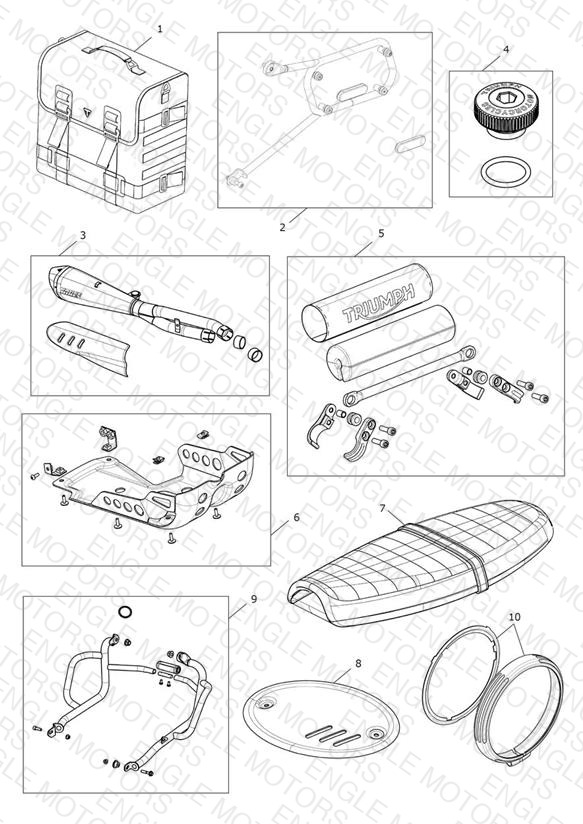 Dresser Bar Kit, Cage, Black (A9788025) | Engle Motors