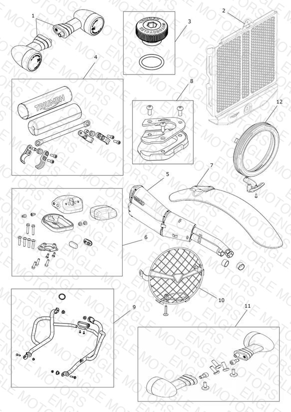 LED Front Indicator Kit - Short Stem (A9838023) | Engle Motors