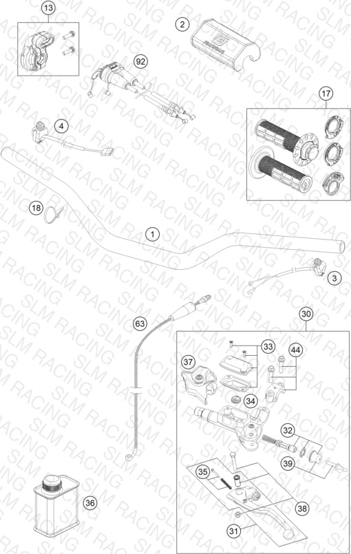 HANDLEBAR, CONTROLS