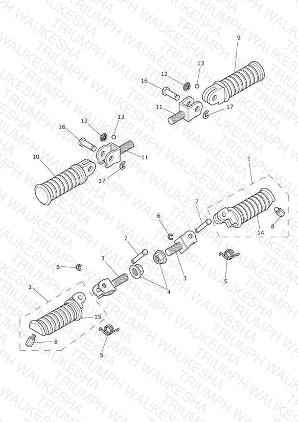 Footrests & Mountings