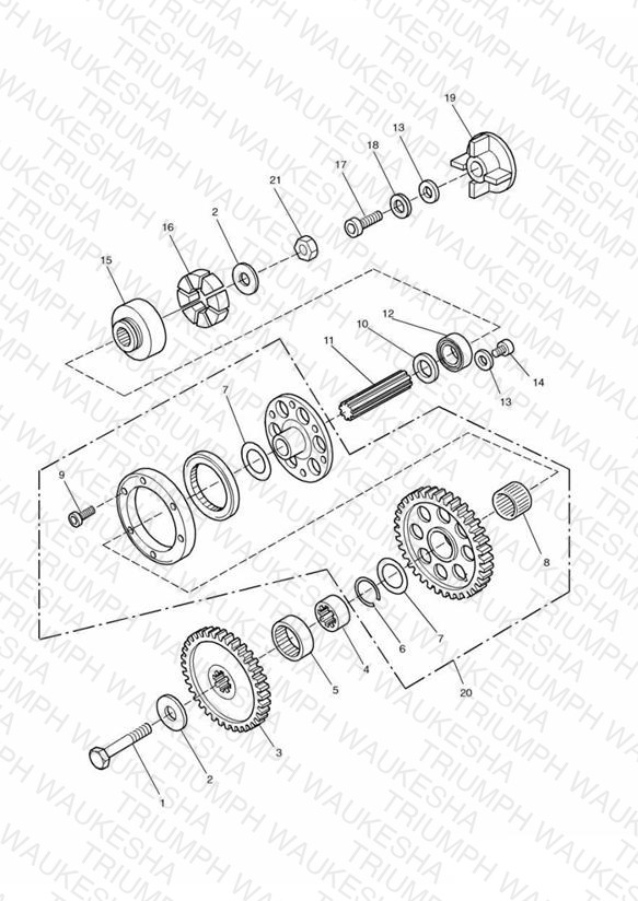 Alternator/Starter Drive Gears