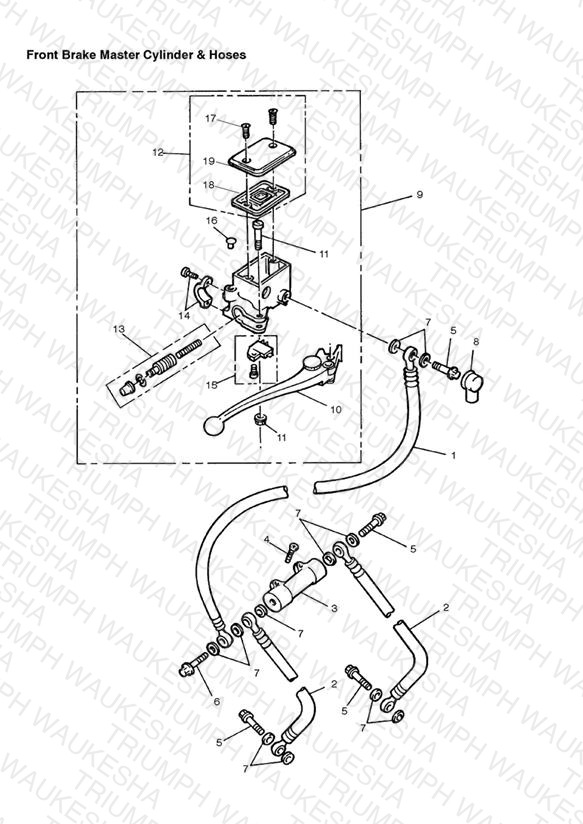 Front Brake Master Cylinder