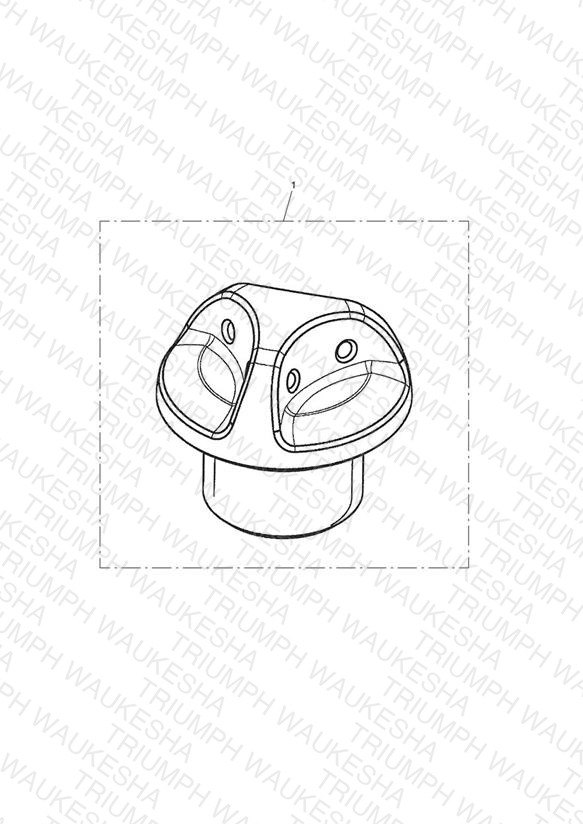 Oil Filler Cap, Red