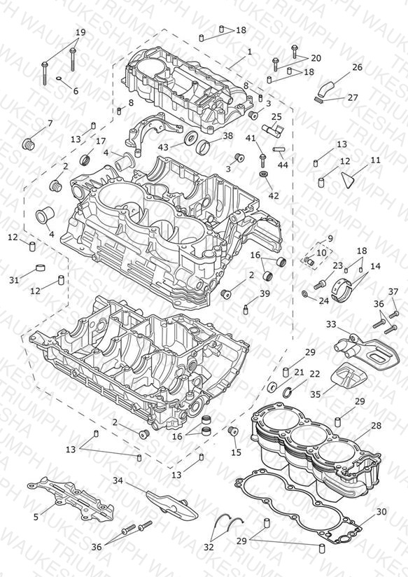 Crankcase & Fittings