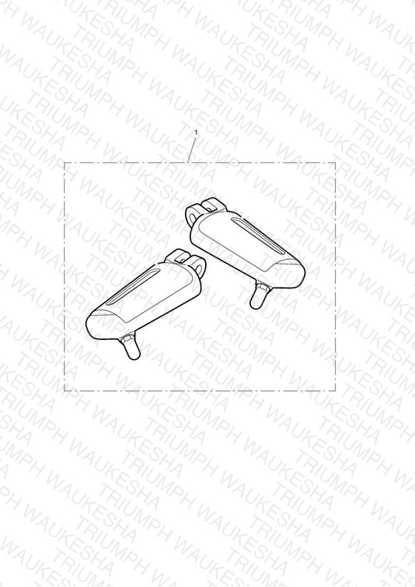 Chromeline Rider Footrests