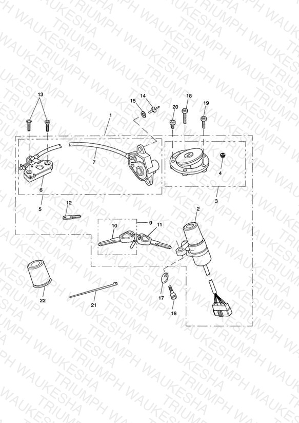 Ignition Switch & Lock Set - 333179 >
