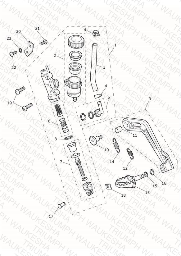 Rear Brake Master Cylinder