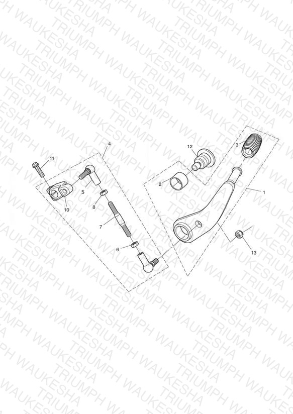Gear Sel. Pedal-Rocket III only