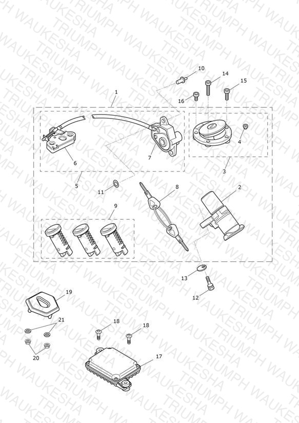 Ignition Switch & Lock Set
