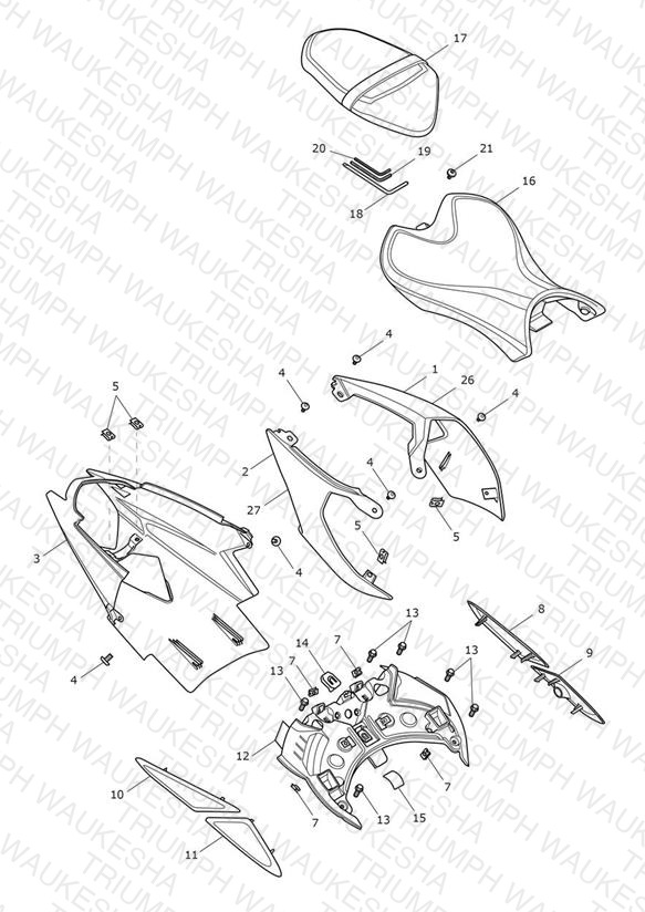 Rear Bodywork & Seat