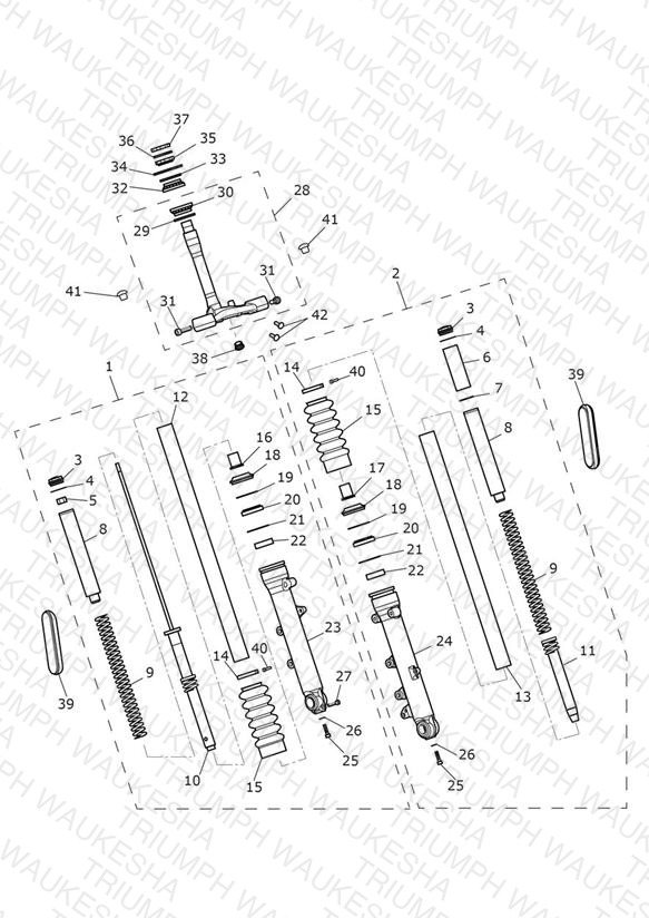 Front Forks & Lower Yoke